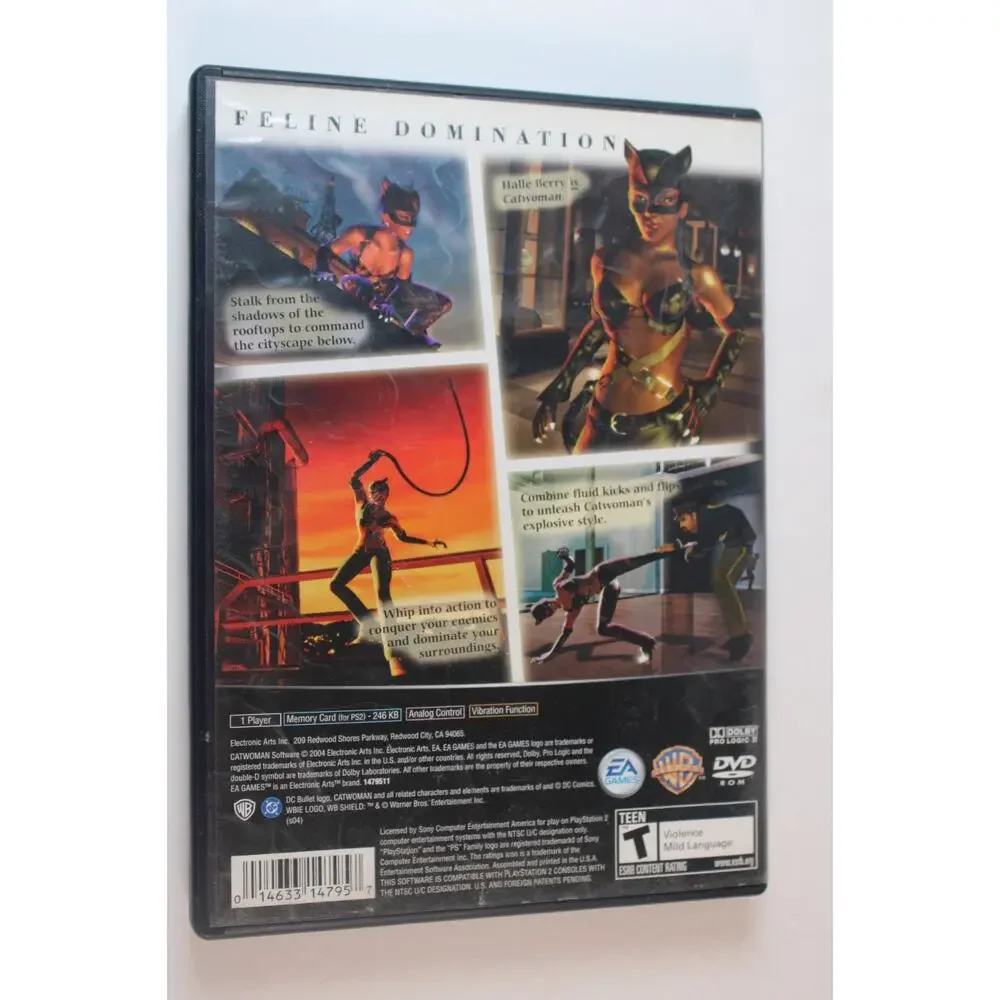 Catwoman (Sony PlayStation 2, PS2, 2004) Authentic, Tested/Works great